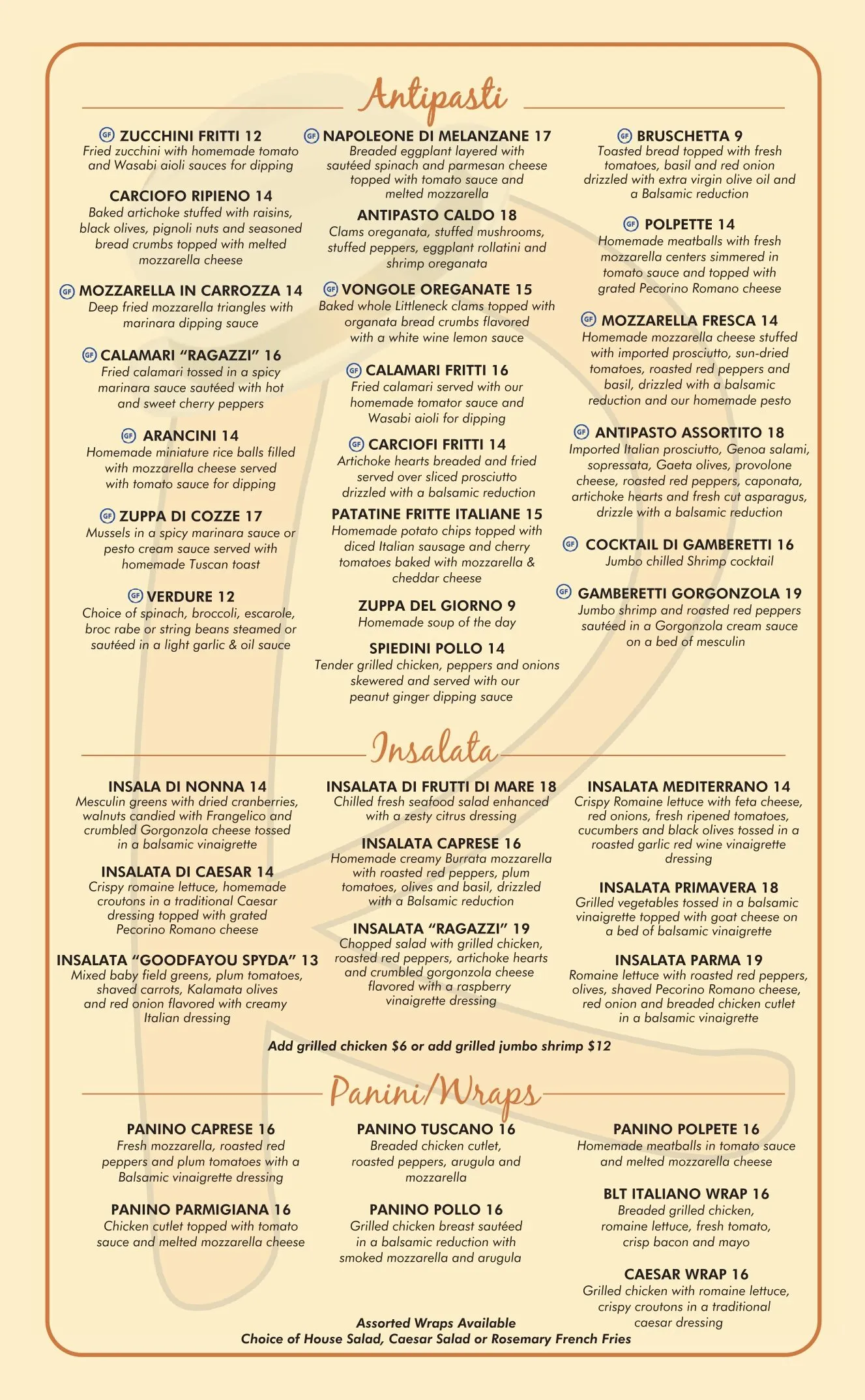 Lunch Menu — page 2