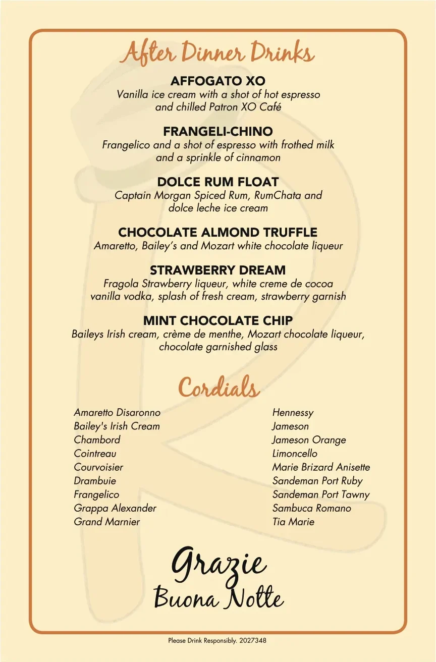 Dessert Menu — page 3