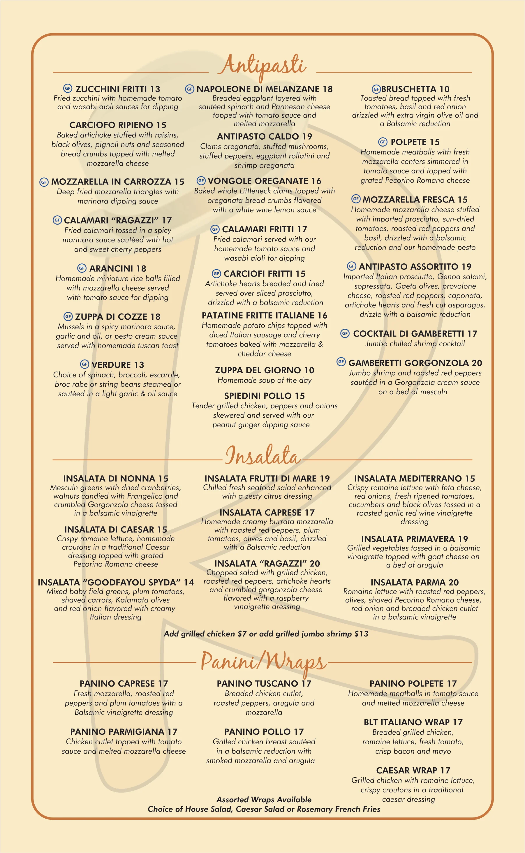 Lunch Menu — page 2