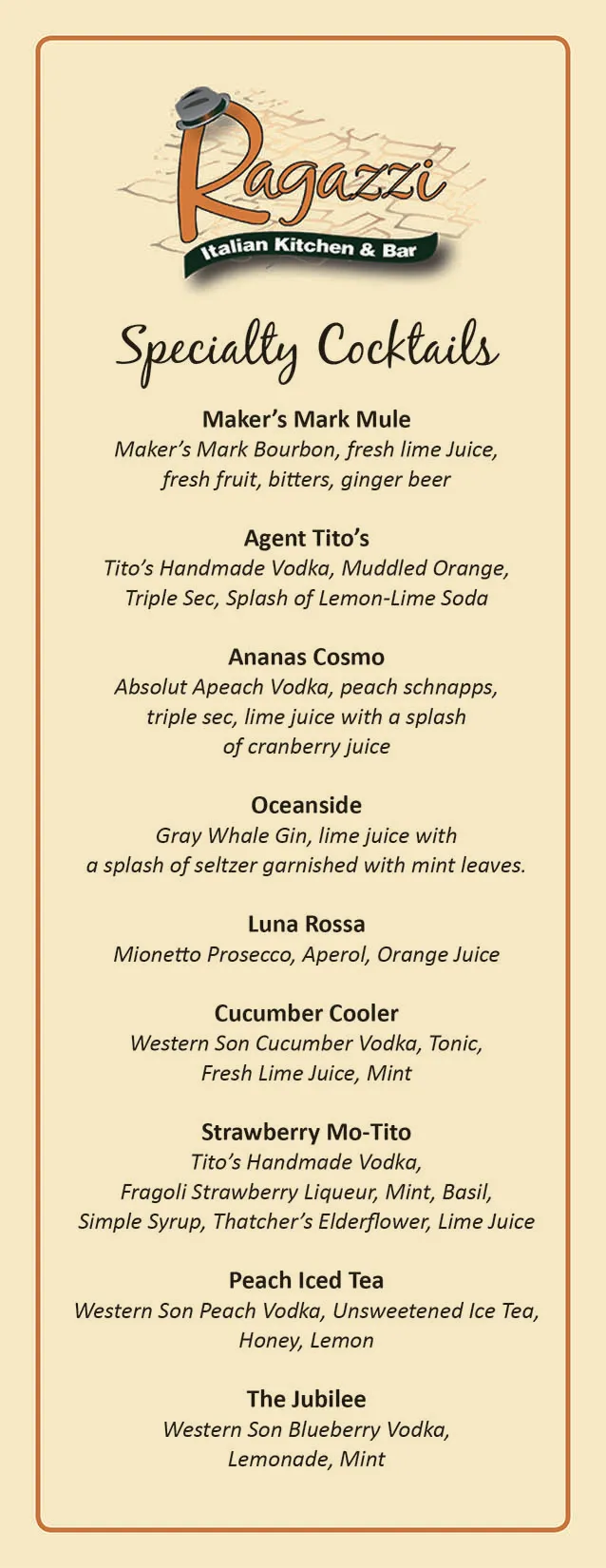Cocktails — page 1